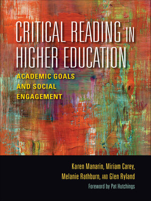 cover image of Critical Reading in Higher Education